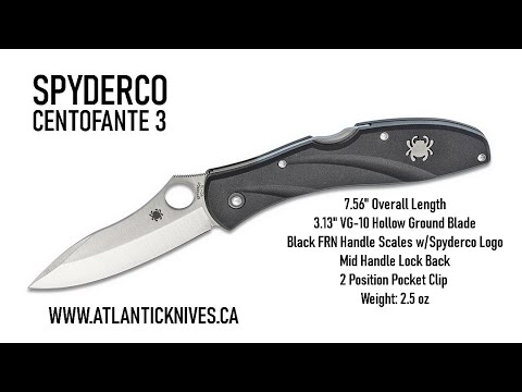 Spyderco Centofante 3 - Model# C66PBK3