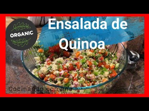 ENSALADA DE QUINOA CON PIMIENTOS FACIL 🤗 💖