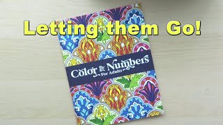 Destashing My Colour By Number Books | Adult Colouring Declutter