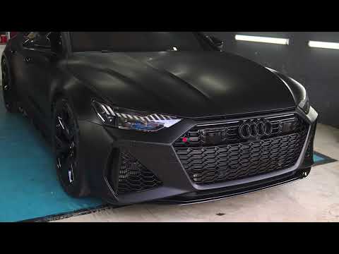 Audi RS7 - PPF Full Fosco + Proteção com Ceramic Pro | MMA Lavagens Especiais