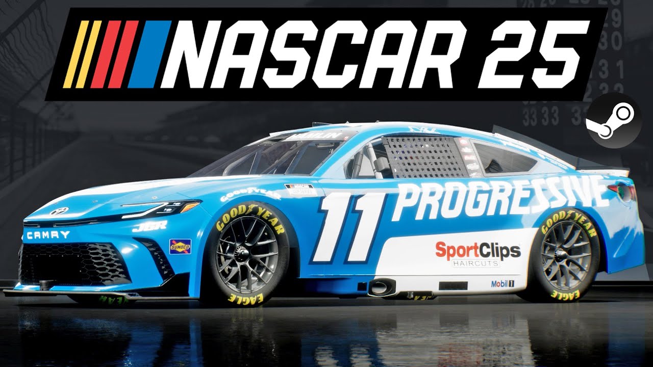 NASCAR 25 on PC (Steam) – First Look Gameplay with Wheel + FFB Impressions