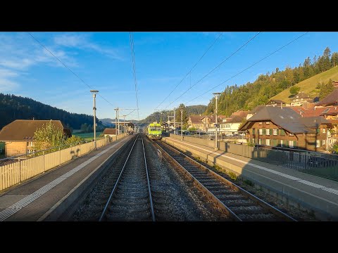 4K Langnau - Bern Führerstandsmitfahrt | Switzerland 08/2022