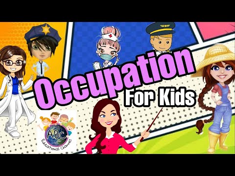 Learn Jobs & Occupations Vocabulary for Kids! | Fun English Words About Careers