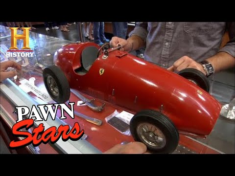 RARE FERRARI MODEL CAR is SUPER VALUABLE (Season 8) | Pawn Stars