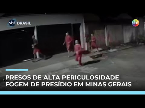 Detentos são flagrados andando pelas ruas de Formiga (MG) após fuga de presídio | #SBTBrasil