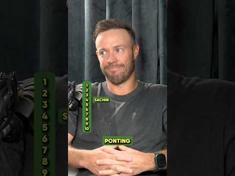 AB de Villiers blind ranks ODI batters 😮‍💨
