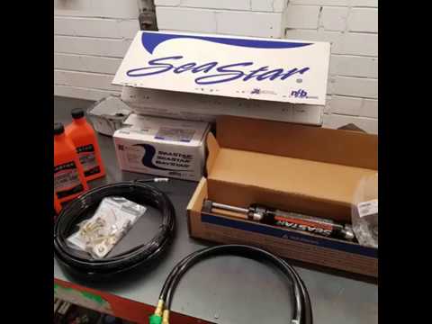 Boat Steering conversion from mechanical cable to hydraulic steering