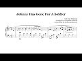 Johnny Has Gone For A Soldier :: Piano 