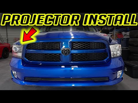 How To Convert to RAM Projector Headlights | 1500 2500 3500