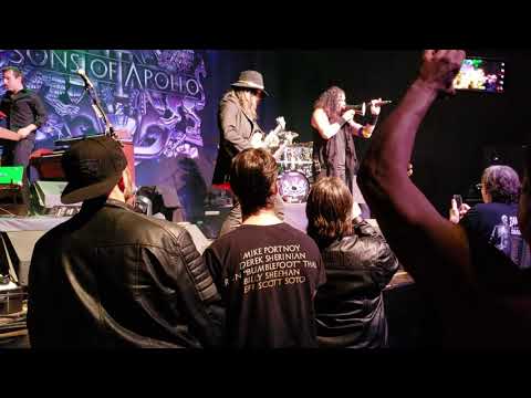 Sons of Apollo "Asphyxiation"-Arcada Theater-Chicago 1-31-2020 1st Row 60 FPS S9+