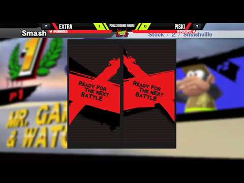 September '17 Ranbat - Extra (G&W) vs Piski (Diddy Kong) -  Pools