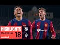 Highlights FC Barcelona vs UD Almería (3-2)
