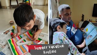 Our Summer Vacation ROUTINE | 4 year old Routine
