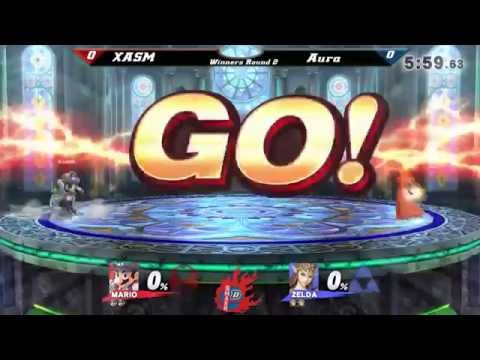 Smashfest #8 SSB4 Winners Bracket - Xasm (Mario) vs Aura (Zelda)