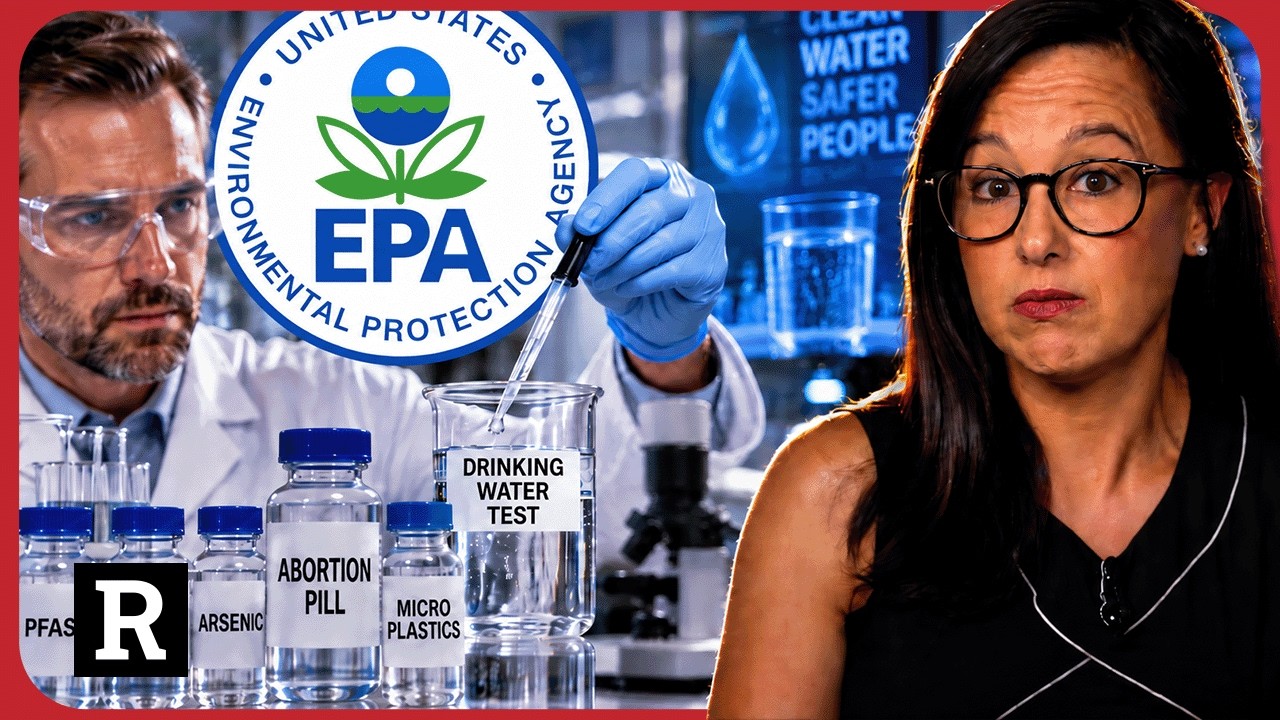 Hang on! America’s Drinking Water is FILLED with abortion drugs