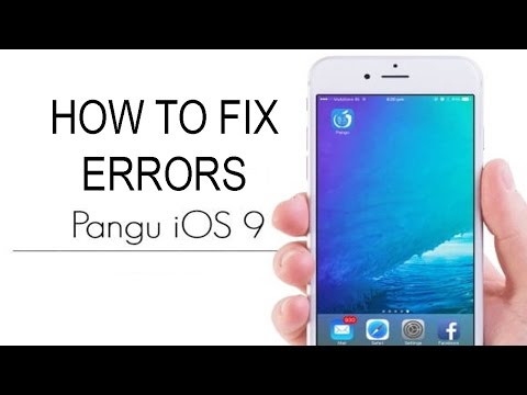 Fix ALL Pangu iOS 9 Jailbreak Errors