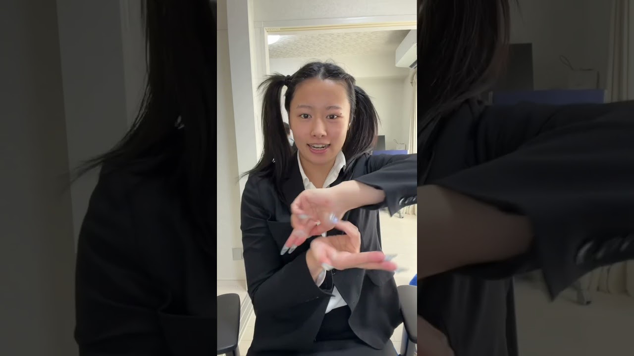 会社でLIZLISA着て変身！✨#trandingshorts #makeuptransformation #変身