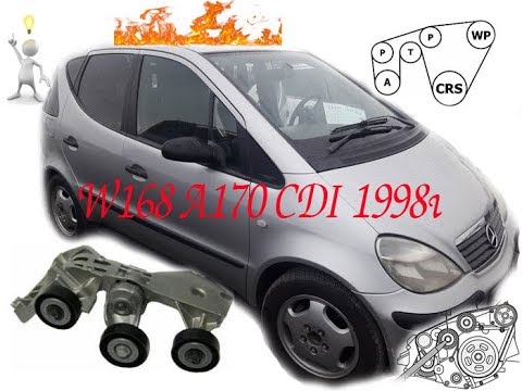 Снятие генератора мерседес а170