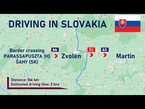 ROAD TRIP 2021 - PART 18 SLOVAKIA: PARASSAPUSZTA(HU) /ŠAHY(SK) - ZVOLEN - MARTIN