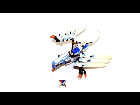 Building LEGO® Ice Dragon Attack – (2260)