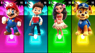 Mario 🆚 Moana – Who Is the Best 🤔🔥