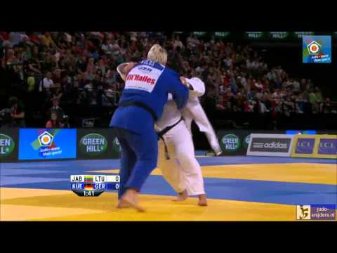 Judo 2014 European Championships Montpellier: Jablonskyte (LTU) - Kuelbs (GER) [+78kg] bronze