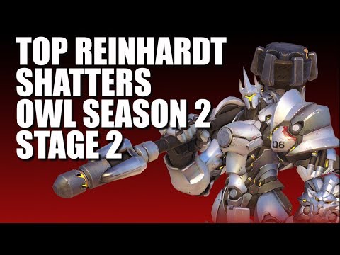 Best Reinhardt Shatters of Overwatch League Stage 2 | ESPN Esports