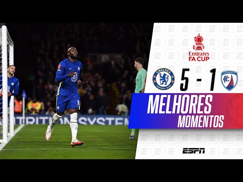 LUKAKU MARCA, E TORCIDA VAI À LOUCURA MESMO PERDENDO DE GOLEADA | Chelsea 5 x 1 Chesterfield