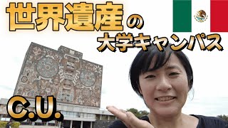【メキシコ世界遺産】世界最大規模の壁画を鑑賞 - Patrimonio de la humanidad, UNAM