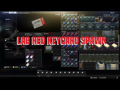 How did i found LAB RED KEYCARD on shoreline