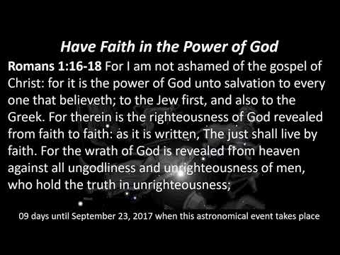 Revelation 12 Countdown: 9 days 9/14/2017