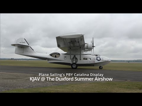 [4K] Miss Pick Up! Plane Sailing's PBY-5A Catalina Display at The Duxford Summer Airshow