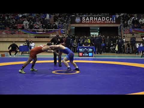 1/4 final FS - 61 kg: Kənan Həsənpur - Ruslan Qasımov