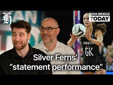 Thumbnail for Sport panel: 'Silver Ferns made a statement performance' | Ryan Bridge TODAY