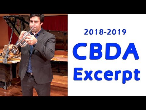 2018-2019 CBDA California All-State Trumpet Excerpt
