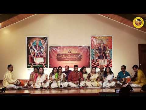 Swathi Sangeetholsavam 2019 - Omanathinkal | Kurinji | Mishra Chappu - Group Aradhana & Mangalam