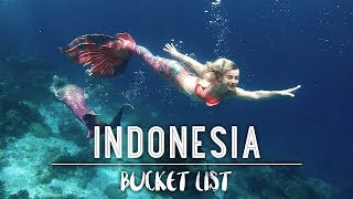 WE FOUND REAL MERMAIDS!! Indonesia with Julianne Hough, Nina Dobrev, and friends!!