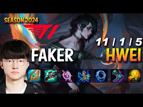 T1 Faker HWEI vs SYLAS Mid - Patch 14.3 KR Ranked | lolrec
