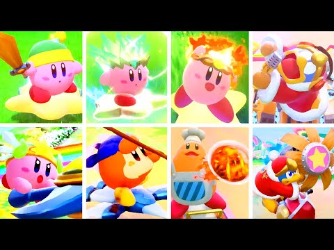 Kirby Air Riders (Switch 2) - All Copy Abilities & Special Abilities So Far
