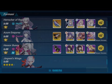 [ Honkai Impact 3 ] : EX Abyss RL (390D) : Houdou Type Counter (704 Points) [HR(S2) AE(S0) HB(SS)]