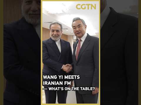 Wang Yi meets Iranian FM Seyed Abbas Araghchi on SCO sidelines