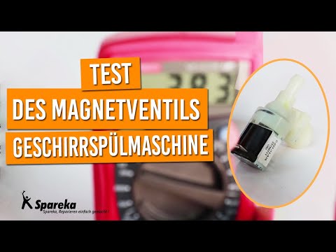 Anleitung für den Test des Magnetventils Ihrer Geschirrspülmaschine