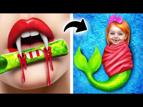 Arme Schwangere Meerjungfrau in einer Reichen Vampir-Familie! Wie man ein Vampir wird