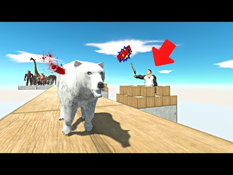 UNITS SPEED AND ENDURANCE TEST | DEATH RUN ! - Animal Revolt Battle Simulator #arbs