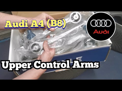 Audi A4 (B8) Knocking Front Suspension Part 1. Upper Control Arms Replacement