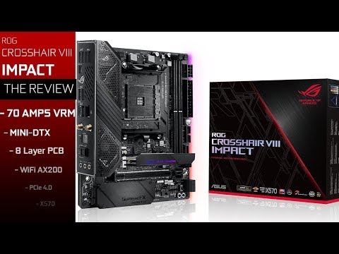 Pagrindinė plokštė ASUS ROG Crosshair VIII Impact video