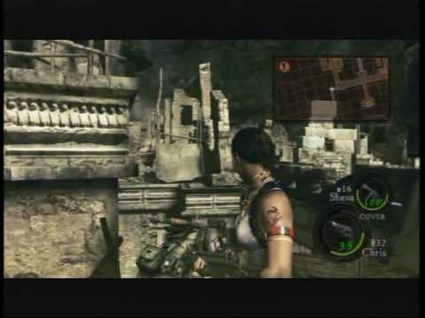 Resident Evil 5 Walkthrough Part 28 - Lasers!