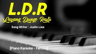 Download lagu L.D.R Layang Dungo Restu - Justin Liee [Piano Karaoke Female Chord] mp3