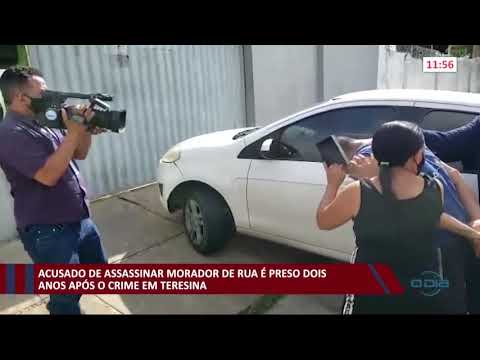 Acusado de assassinar morador de rua é preso dois anos após o crime em Teresina 05 01 2021