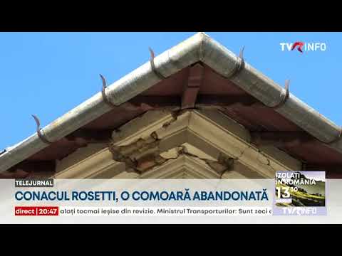Conacul Rosetti Solescu din Vaslui, o comoară lăsată în paragină